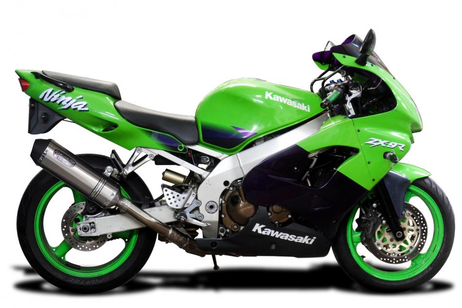 Slip-On Exhaust with 13.5-inch XOval Brushed 304 Stainless Steel