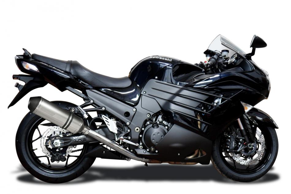 Kawasaki ZX-14R 2012-2023 Complete Exhaust 4-1 13.5″ X-Oval
