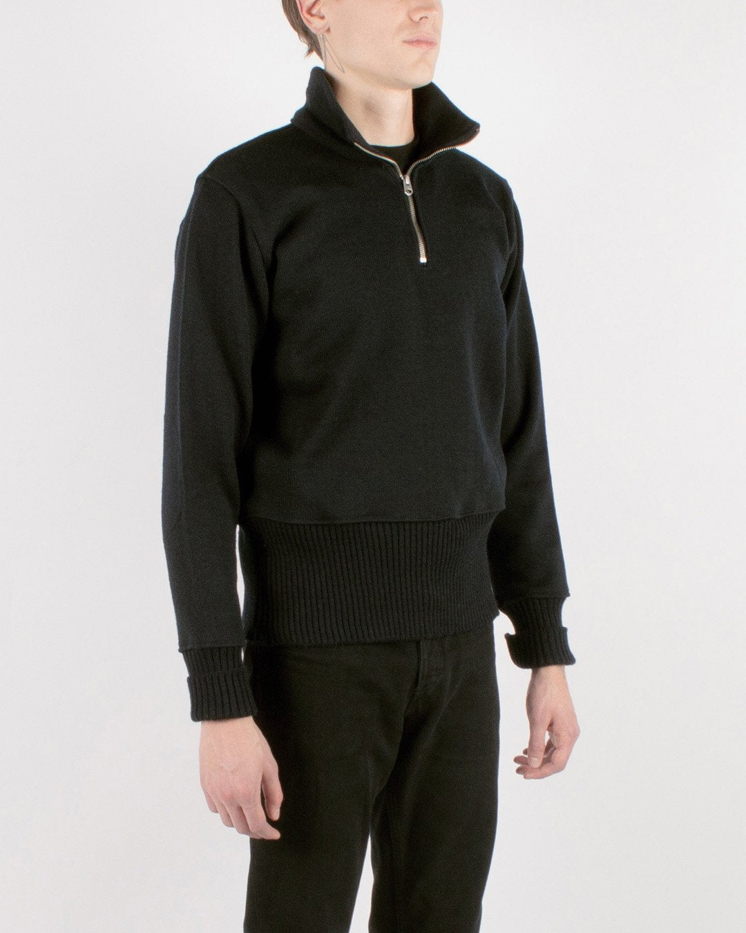 Motorcycle Sweater - Black – Dehen 1920