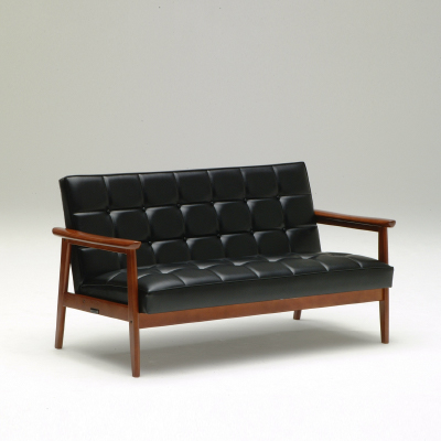 カリモク60 Kチェア 1シーター スタンダードブラック［W36140BW