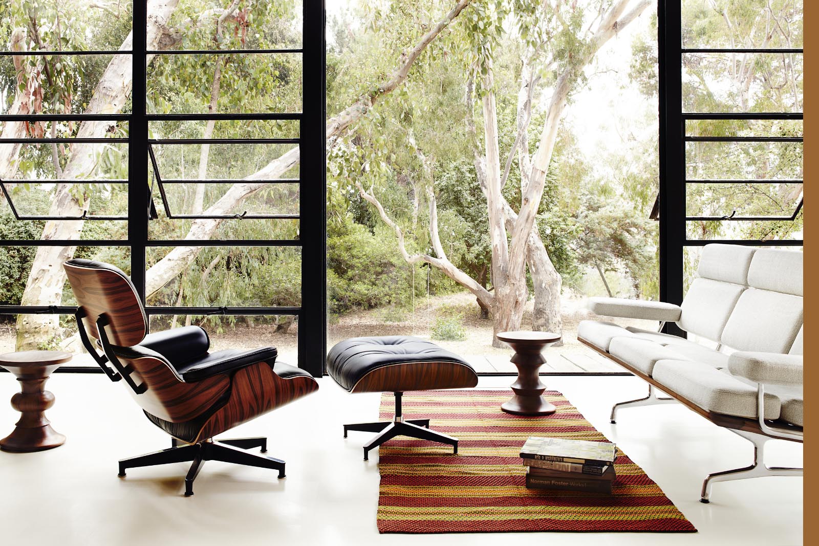 イームズ ラウンジチェア＆オットマン HermanMiller社製｜インテリア