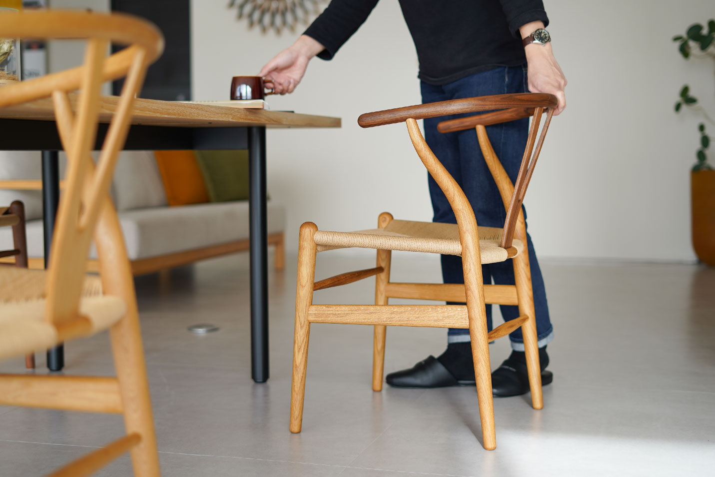 2024年限定モデル》CH24（Yチェア） オーク＆ウォールナット MIX