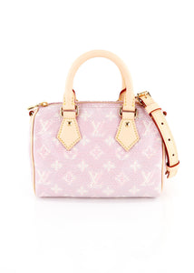 Louis Vuitton Monoglam Speedy 20 Banouliere Pink LE – DAC