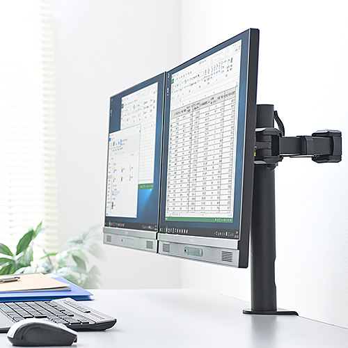 ま*う様 BenQ GL2460 デュアルモニター（2枚）＋モニターアーム付き ま