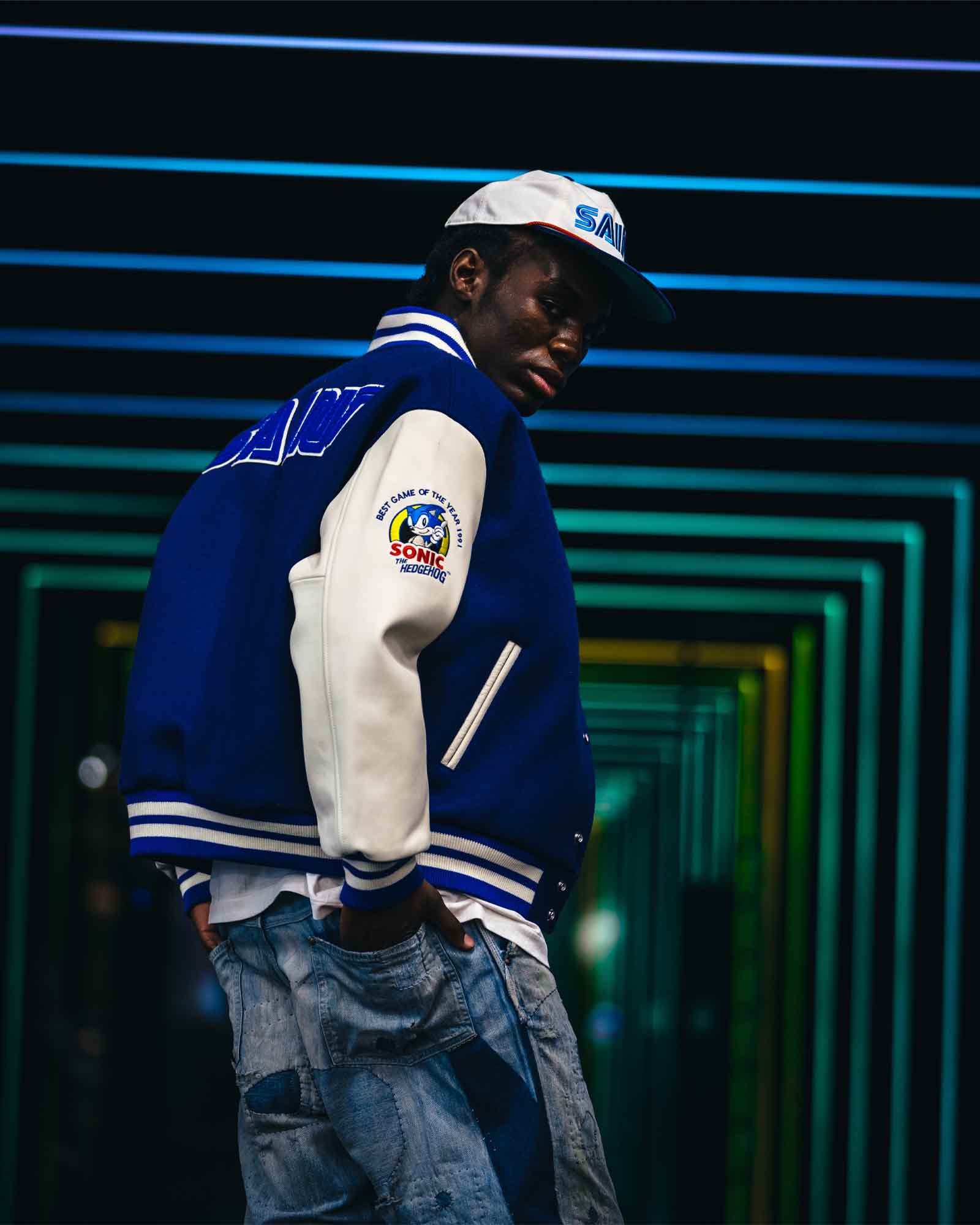 SAINT M×××××× (セントマイケル) AW25 SG_VARSITY JKT/SAINT SEGA