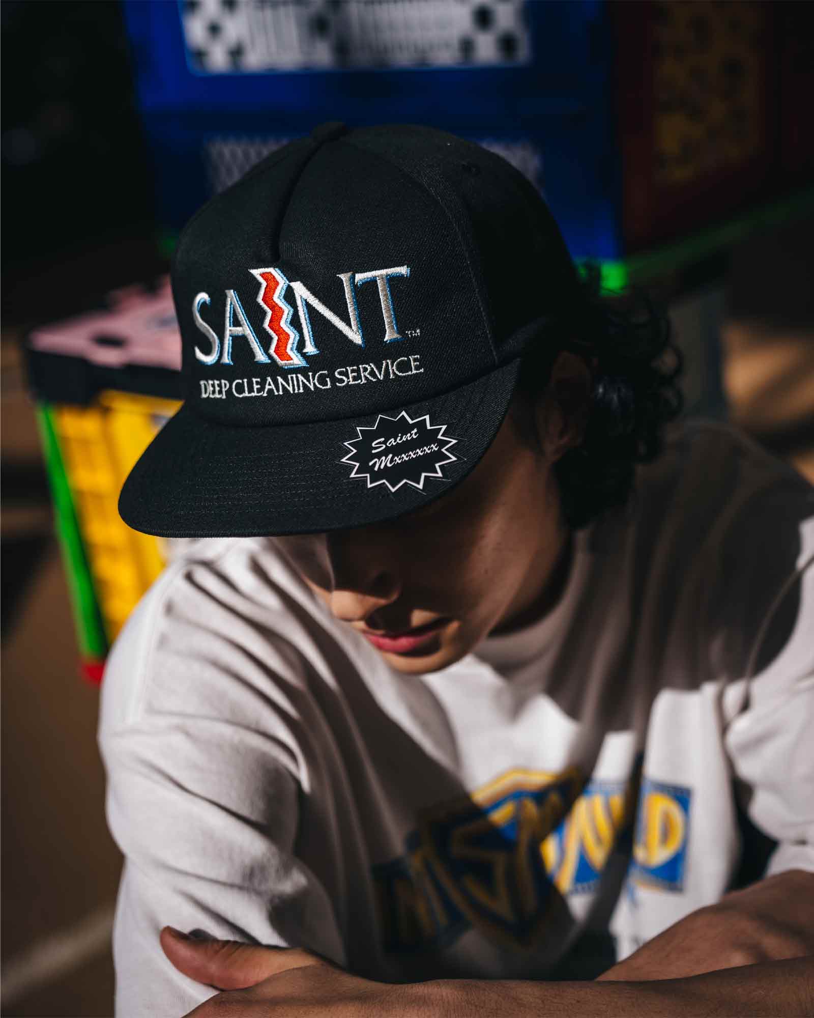 SAINT M×××××× (セントマイケル) SS26 CAP/SAINT/BLACK | Detail