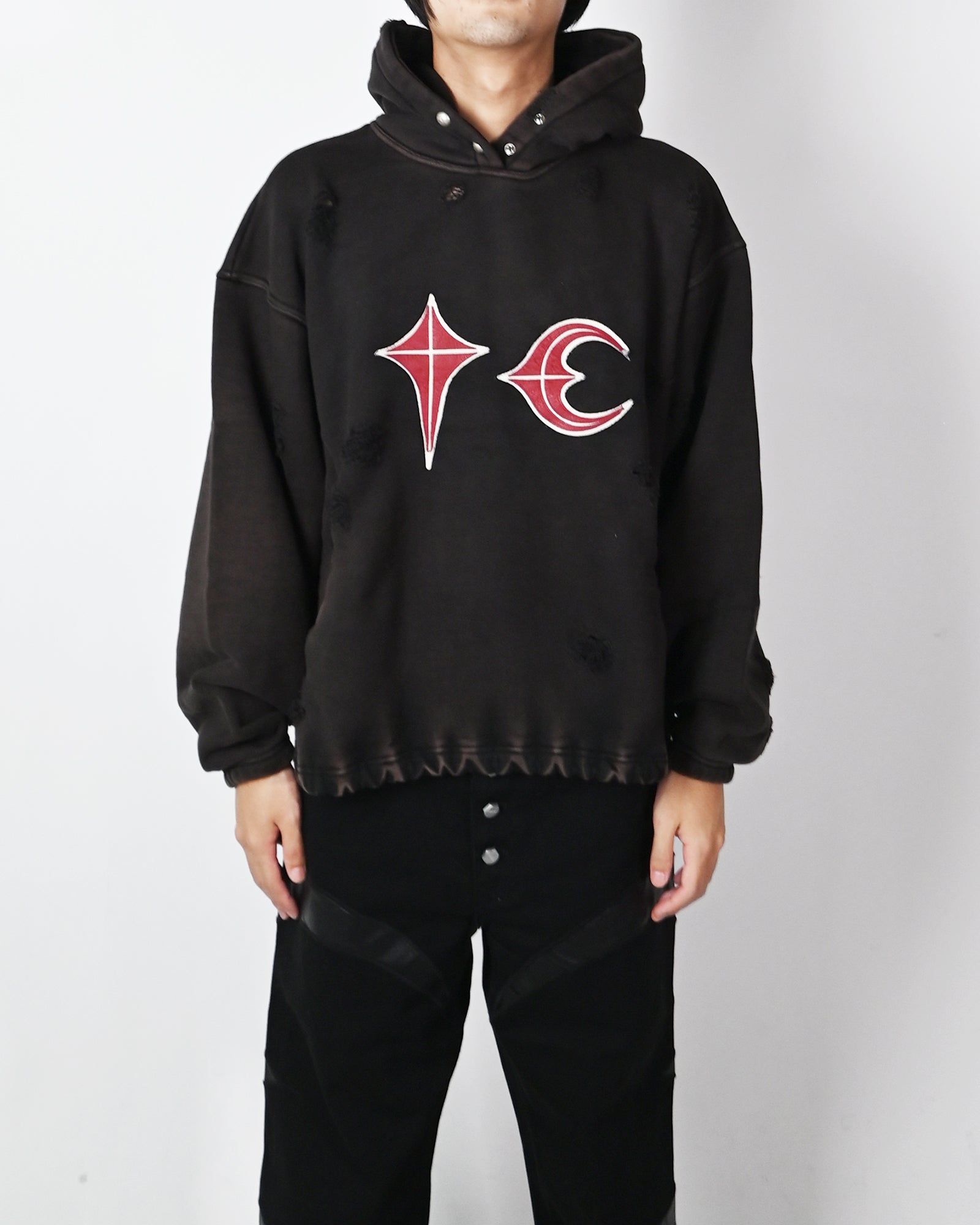 THUG CLUB(サグクラブ)「 ROCK HOODIE / BLACK 」 | Detail