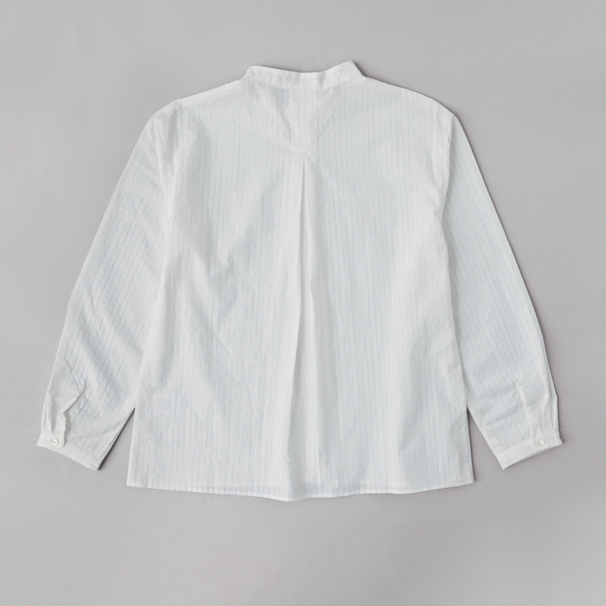 コットンシャドーギンガムブラウス 長袖 | deux C(ドゥ・セー)公式