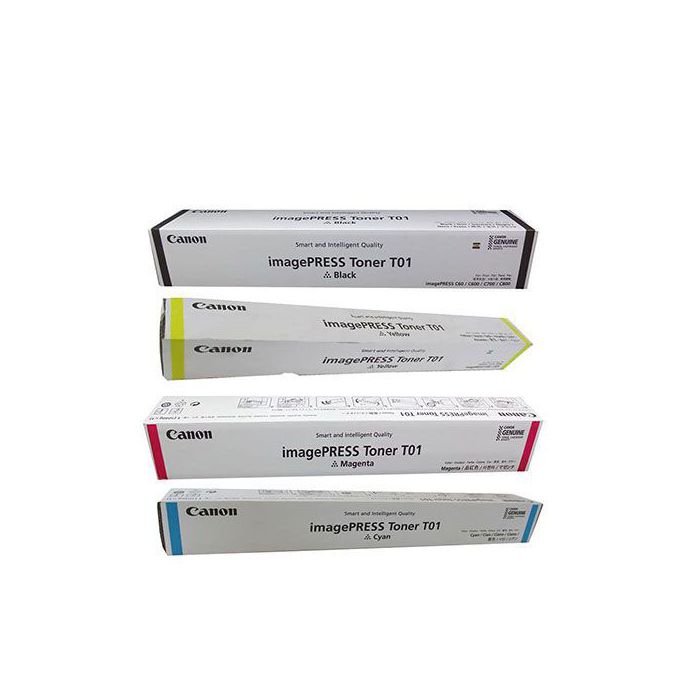 Canon T01 Toner Cartridge 1 Set | Black | Cyan | Magenta | Yellow