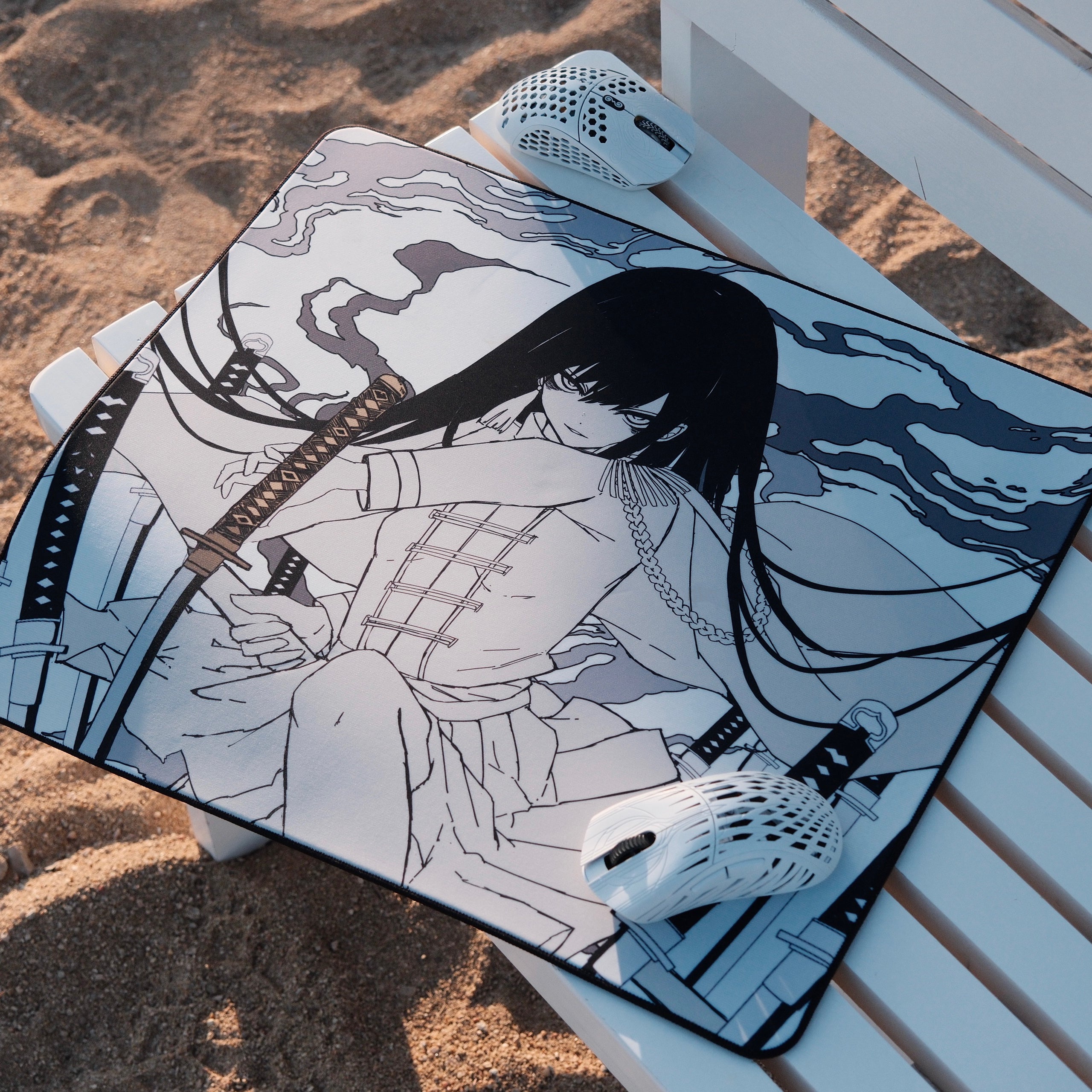 AbyssGaming 布製ゲーミングマウスパッド Abyss × WaShiYa [Knife Grave]