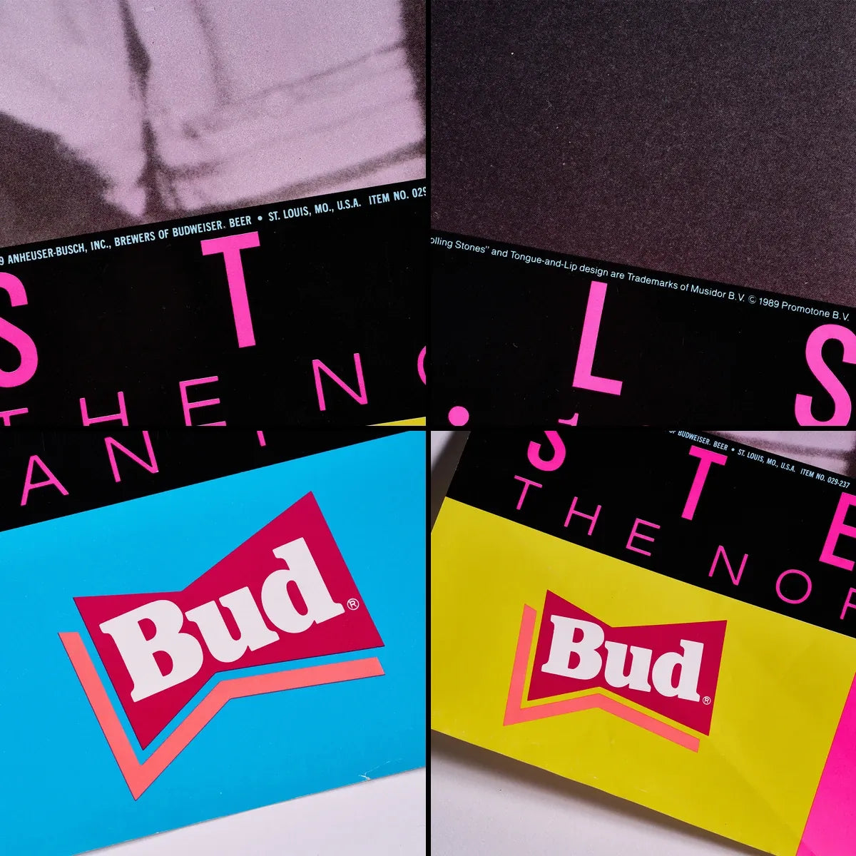 バドワイザー ローリング・ストーンズ』 広告 ポスター アメリカ