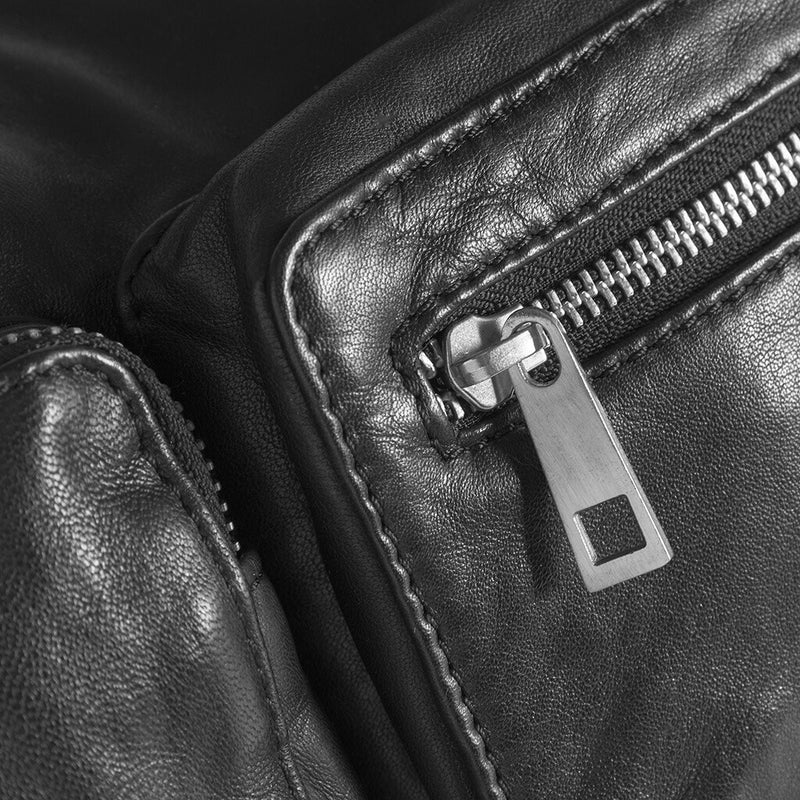 Stylish leather shoulderbag / 16278 - Black – DEPECHE