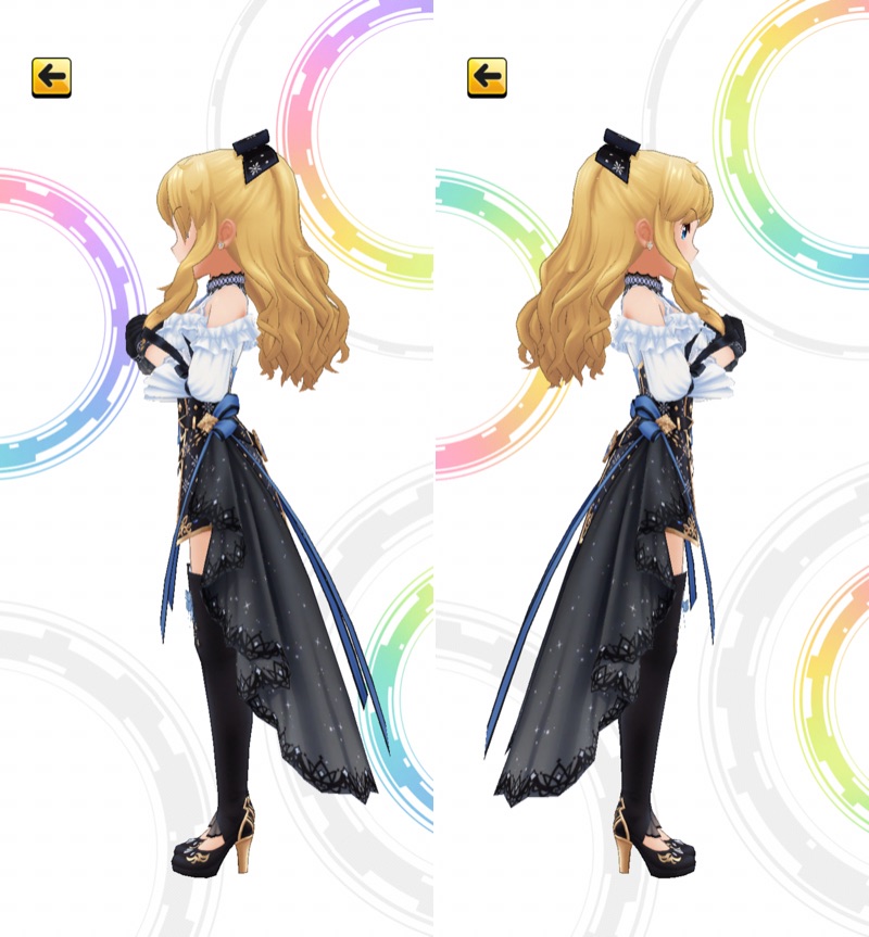 デレステ】ノワールフェス限定SSR［ルナ・オートクチュール］大槻唯