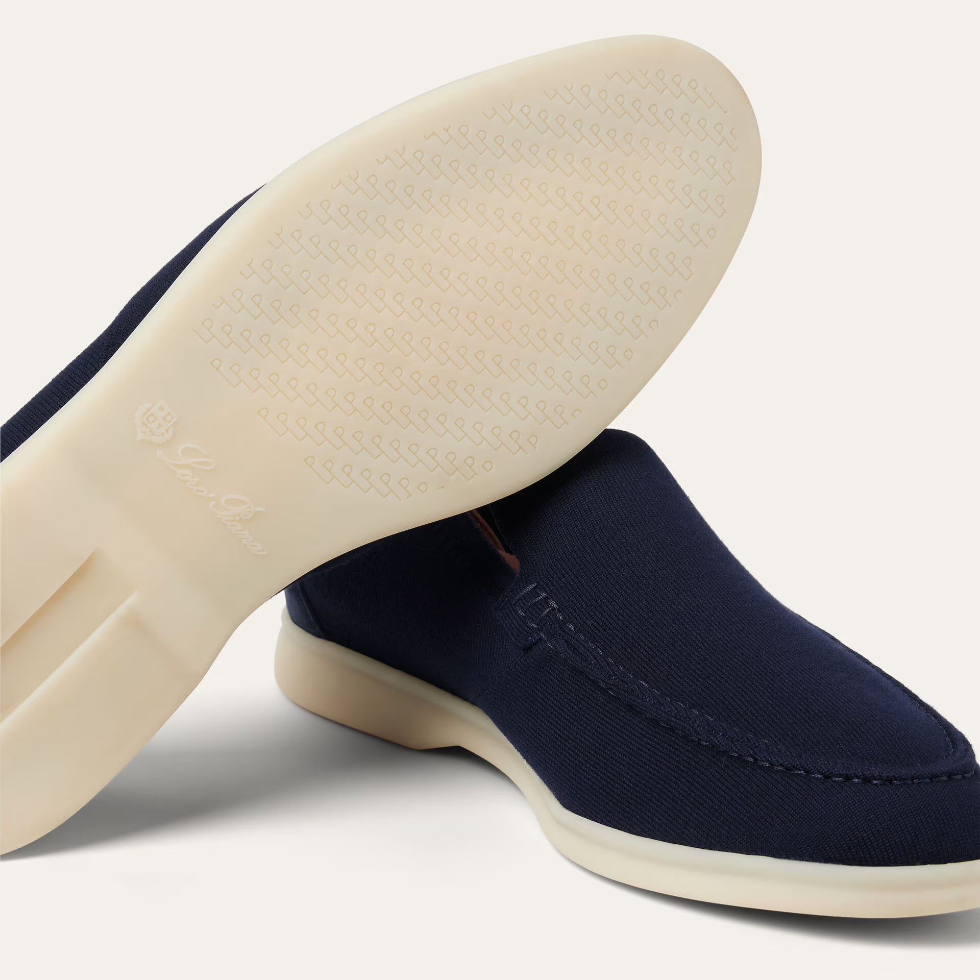 Loro Piana Summer Walk The Gift of Kings® Loafers - Navy Blue