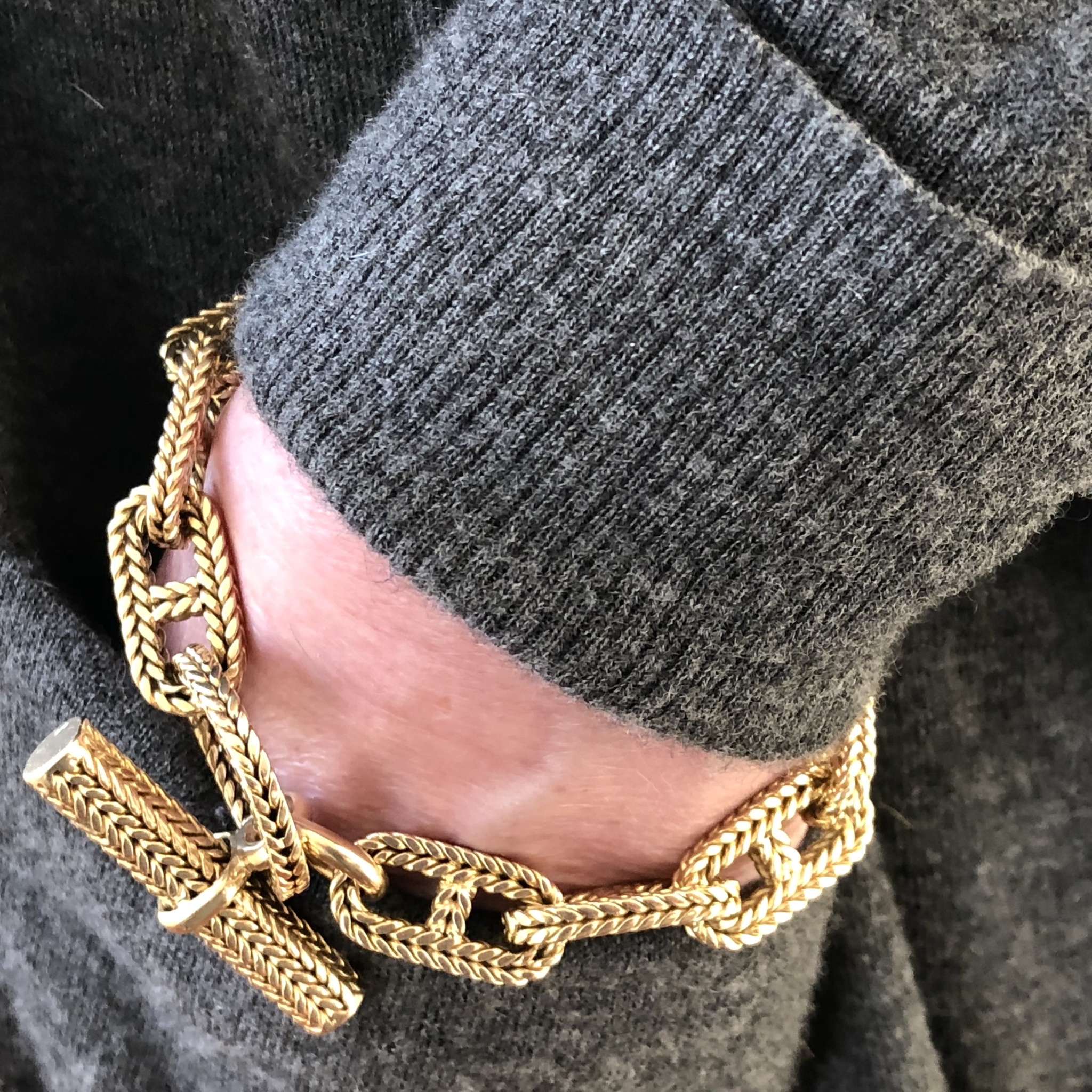 Hermès Tresse Chaine D' Ancre Bracelet | dkfarnum