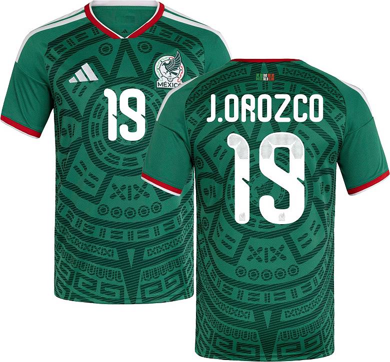 adidas Adult Mexico Jesus Orozco #19 2026 Home Replica Jersey