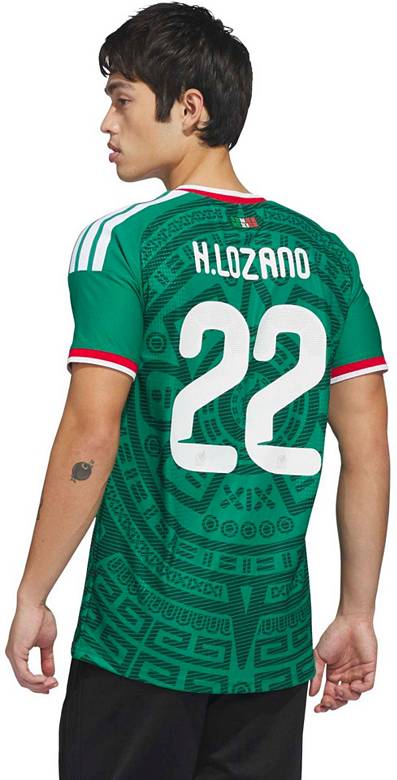 adidas Adult Mexico Hirving Lozano #22 2026 Home Authentic Jersey