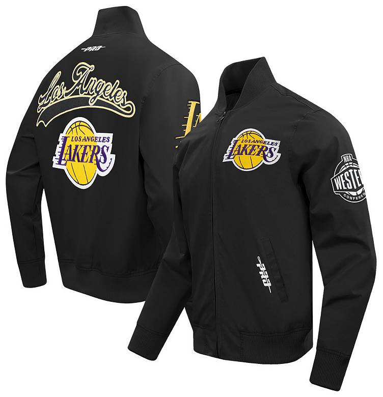 Pro Standard Men's Los Angeles Lakers Black Living Large Jacket