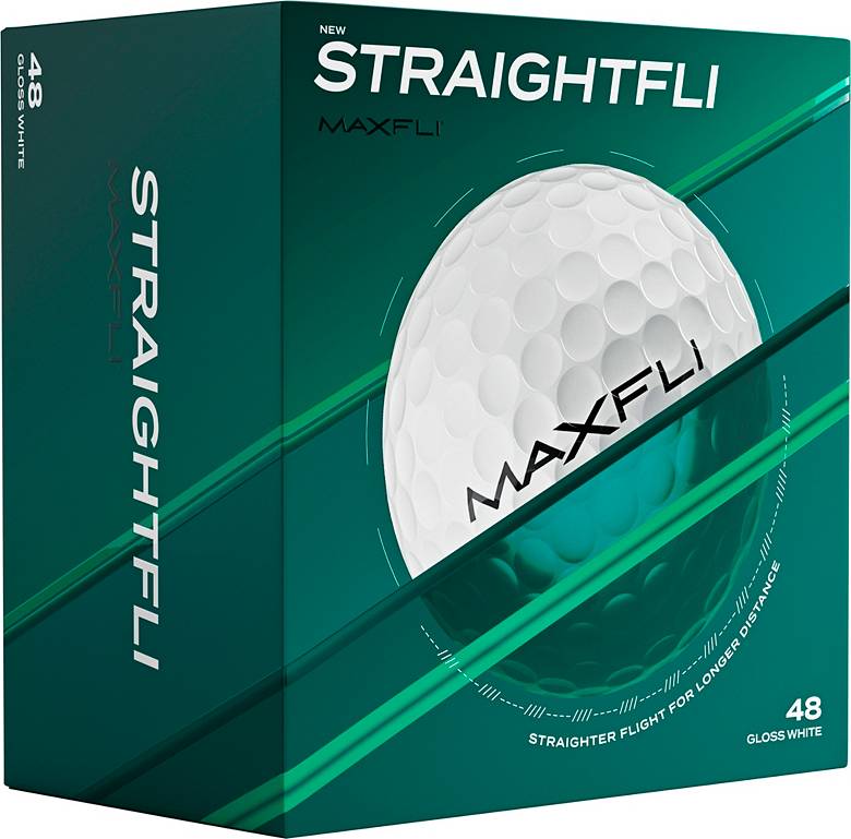 Maxfli StraightFli Golf Balls - 48 Pack | Golf Galaxy