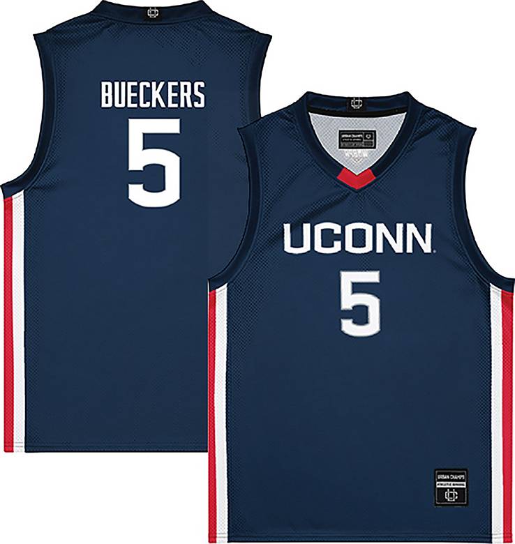 Campus Ink Women's UConn Huskies Paige Bueckers #5 Navy Jersey