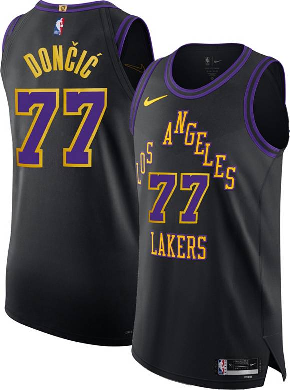 Nike Adult 2025-26 City Edition Los Angeles Lakers Luka Doncic #77