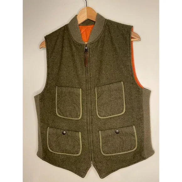 RRL ダブルアールエル KNIT HUNTING VEST XS Ralph Lauren Double RL