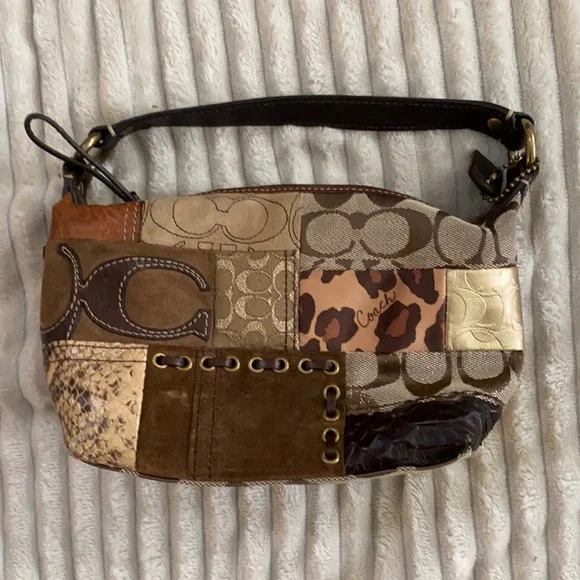 Coach | Bags | Vintage Coach Patchwork Mini Bag Great Condition
