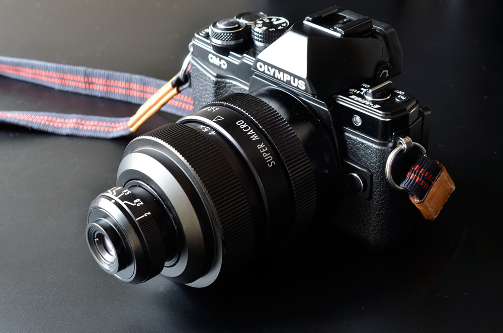 肉眼を超えたスーパーマクロレンズで4倍撮影が楽しめる中一光学の