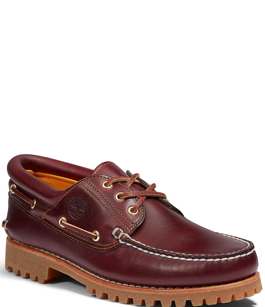 Timberland Men's 3-Eye Lug Handsewn Leather Boat Shoes | Dillard's
