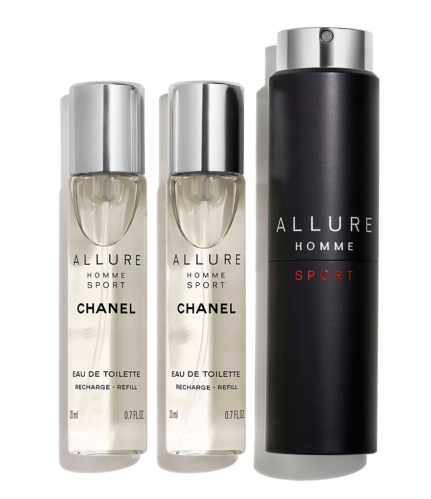 CHANEL ALLURE HOMME SPORT EAU DE TOILETTE REFILLABLE TRAVEL SPRAY