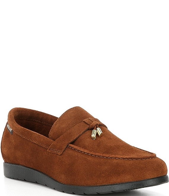 Mephisto Valenza Suede Tassel Loafers | Dillard's