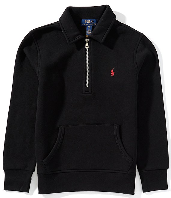 Polo Ralph Lauren Big Boys Long-Sleeve Quarter-Zip Fleece Pullover