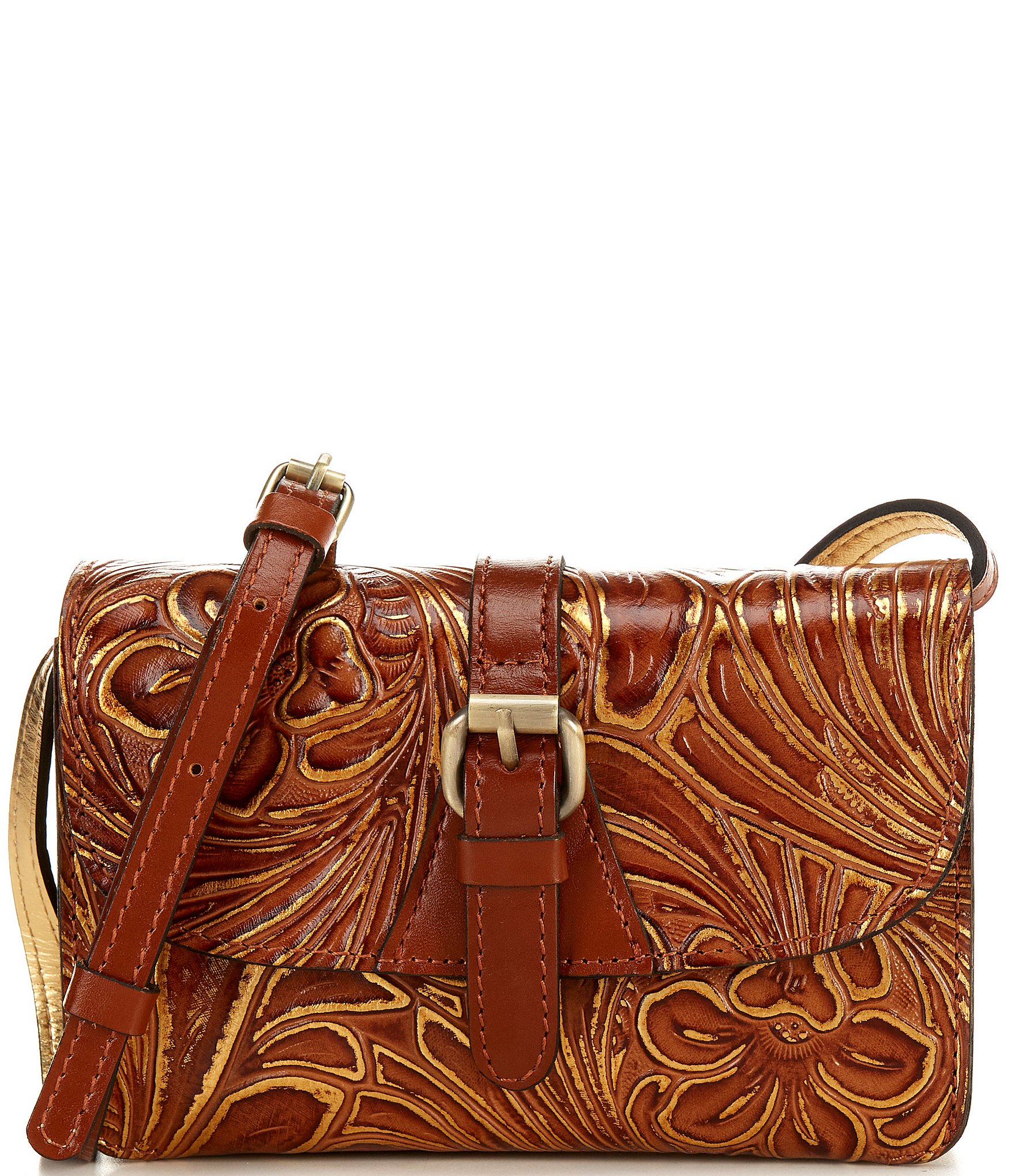 Patricia Nash Laureana Kisslock Frame Crossbody Bag at Hamilton