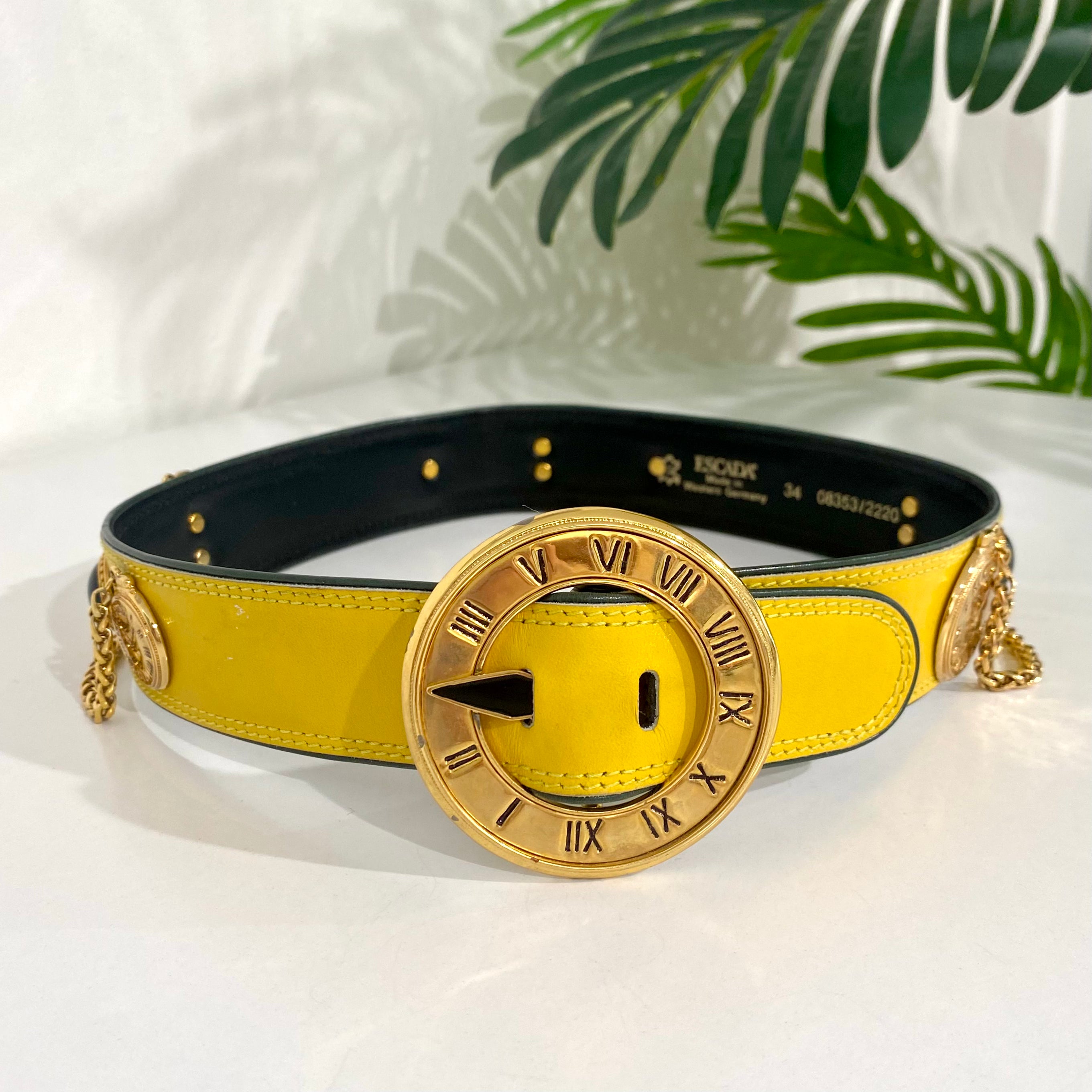 Escada Vintage Clock Belt – Dina C's Fab and Funky Consignment