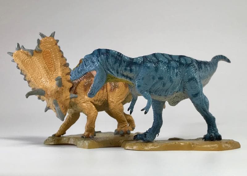 恐竜フィギュア】ビスタヒエヴェルソルVSペンタケラトプス