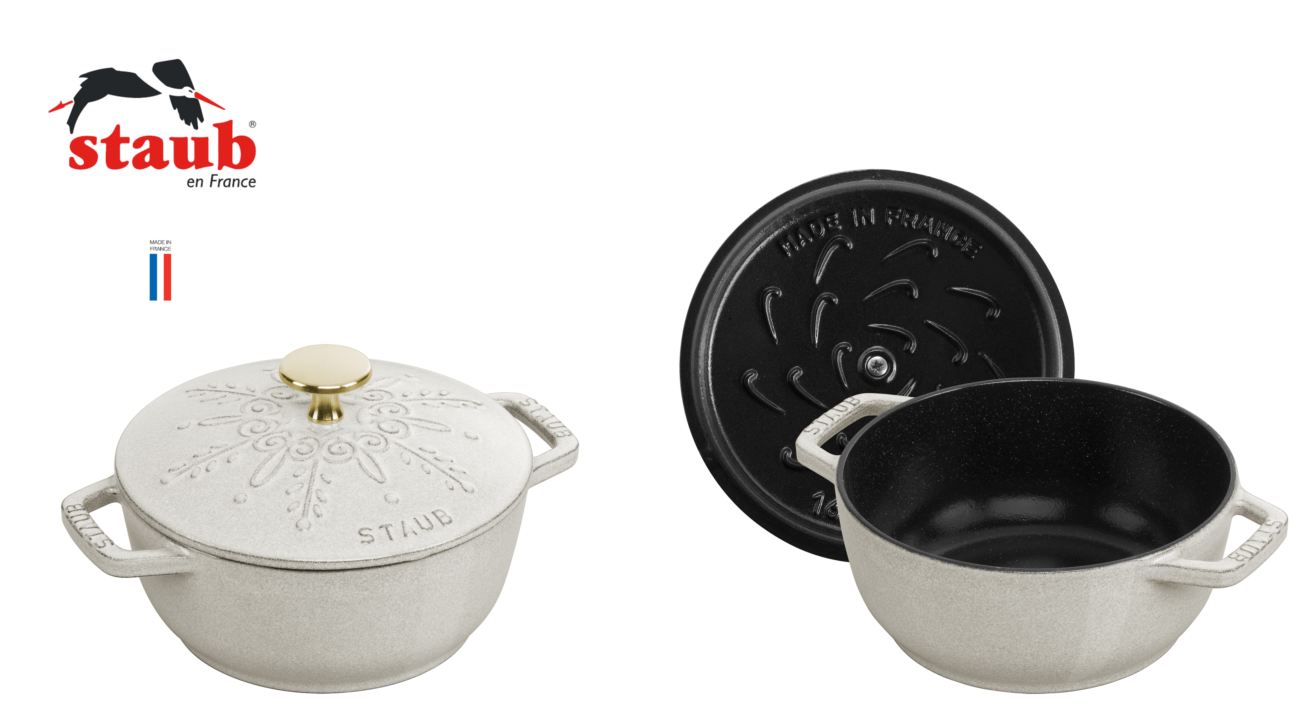 地上波テレビ通販初登場！フランス製鋳物ほうろう鍋「STAUB（ストウブ