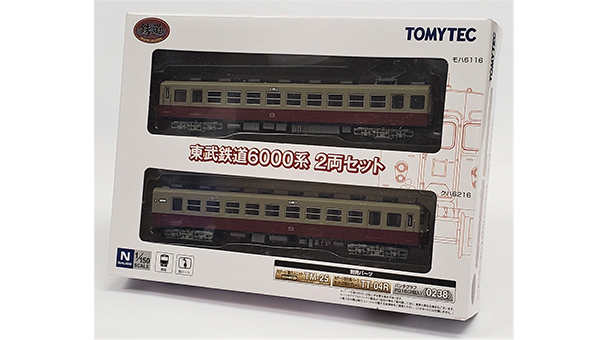 東武鉄道6000系 2両セット｜製品をさがす｜ジオコレ