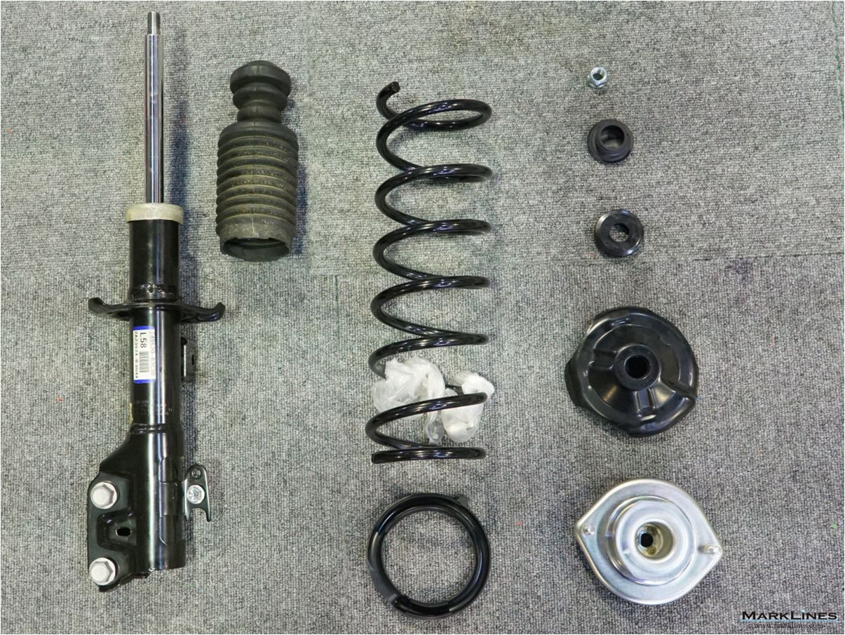 サスペンションストラット | 『部品辞典』 1000部品網羅！ クルマ