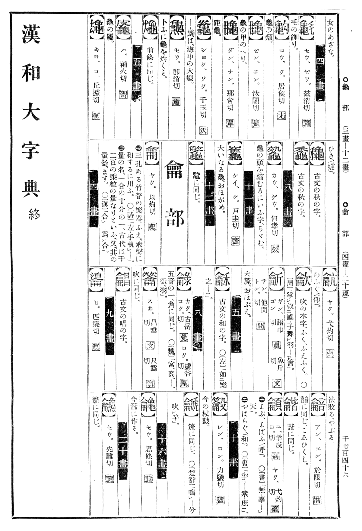 第12回 漢和大字典 | 三省堂辞書の歩み（境田 稔信） | 三省堂 ことば