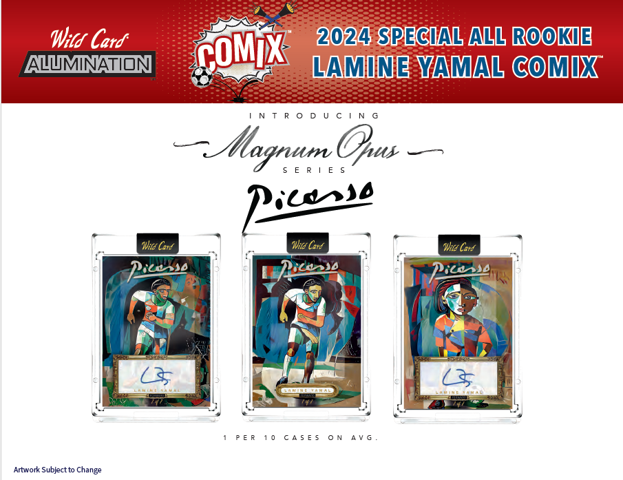 2024 Wild Card Alumination Lamine Yamal Rookie Comix