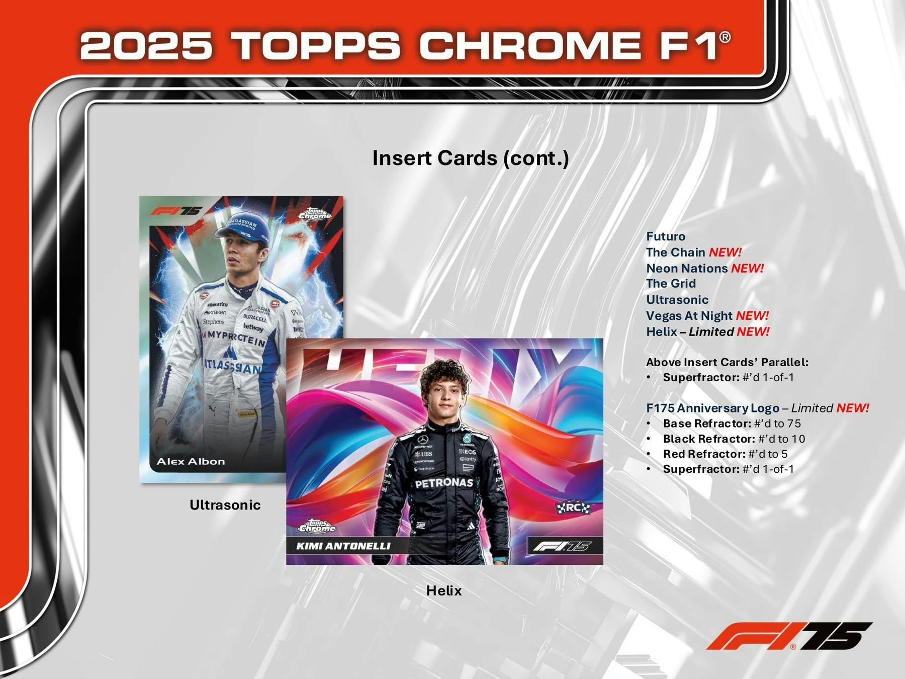 2025 Topps Chrome F1 Formula 1 Hobby Box - Dick &