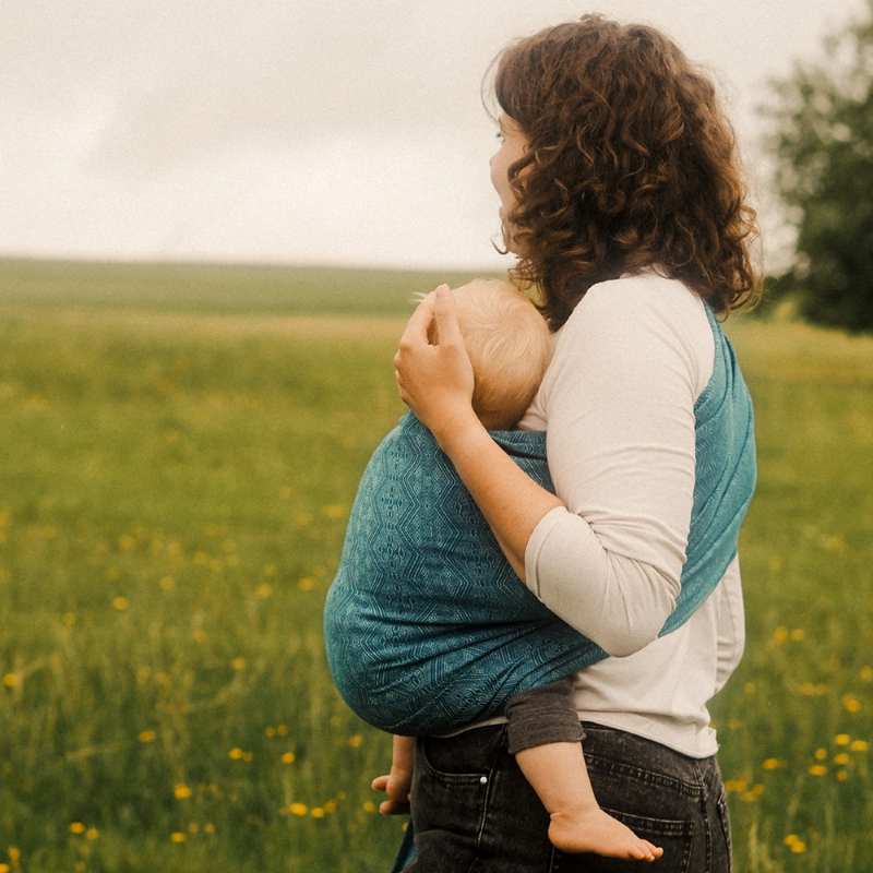 ヘンプ混 ミスティック ペトロール ｜ディディモス リングスリング