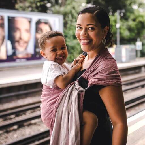新生児にも使える 春おすすめ スリング ｜ディディモス ブルーブロッサム