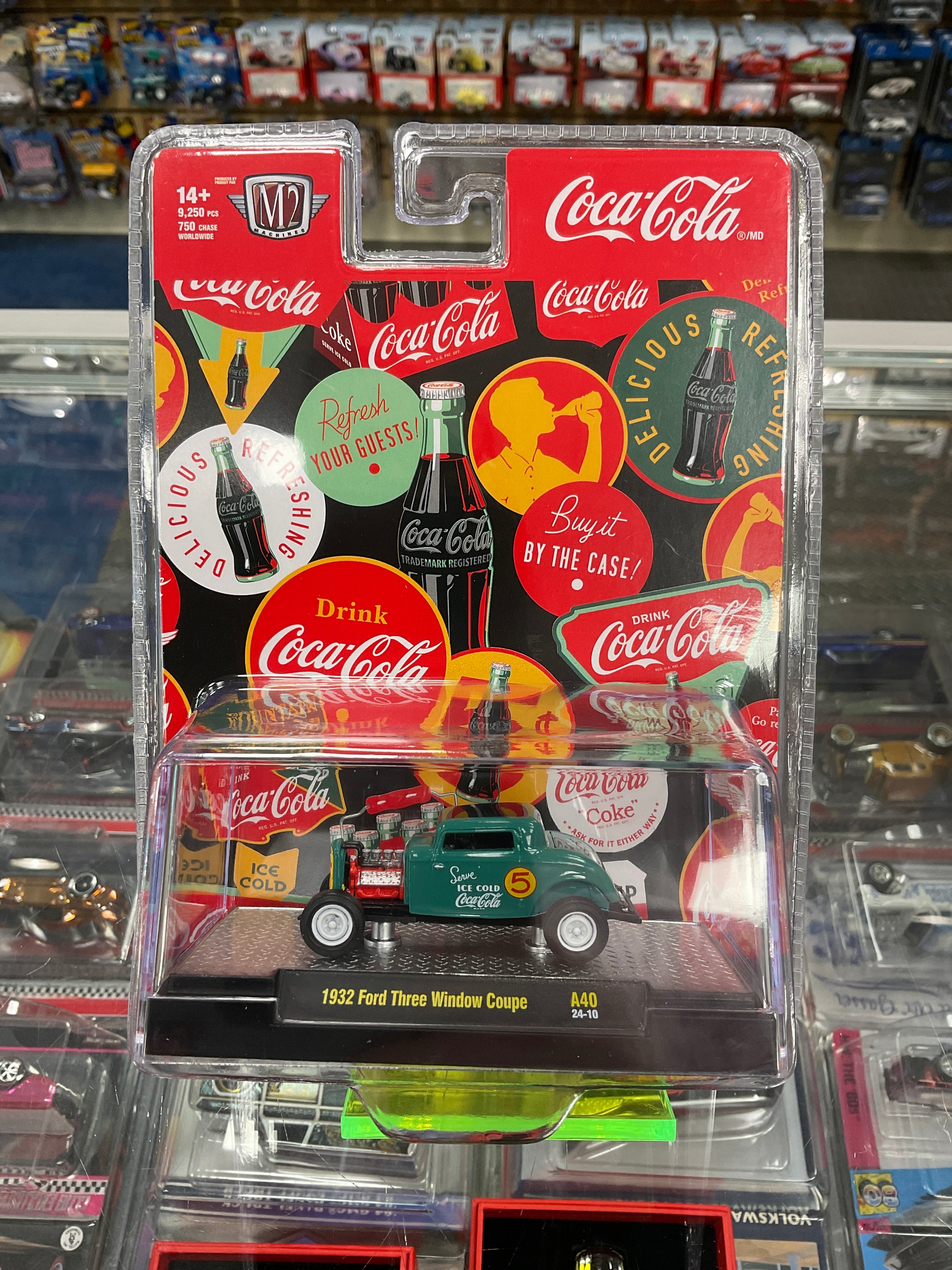 M2 Machines Coca-Cola 1932 Ford Three window coupe – Diecastz