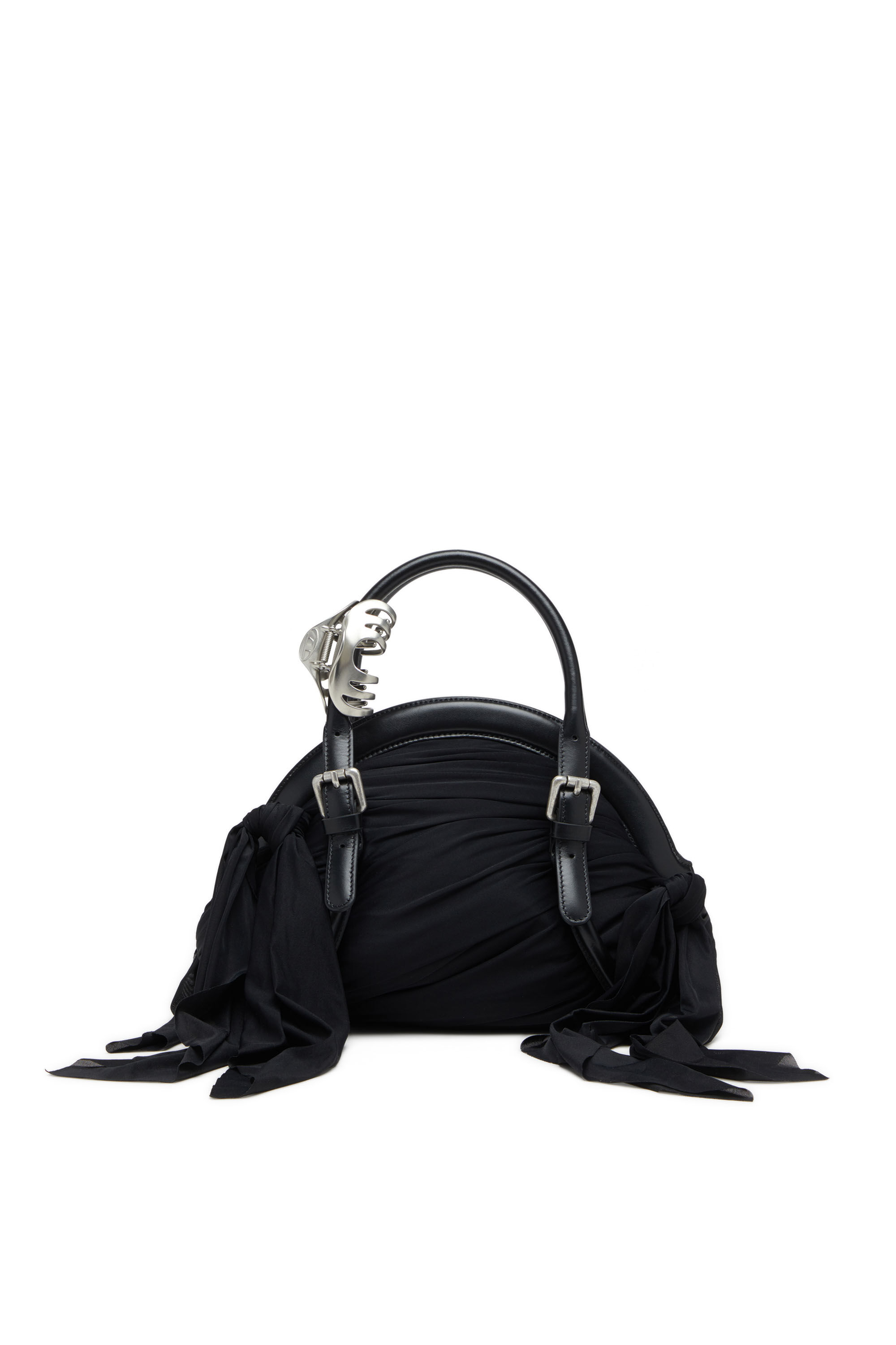 Women's Trash-D-Bandana handbag in jersey and leather | Black | Diesel