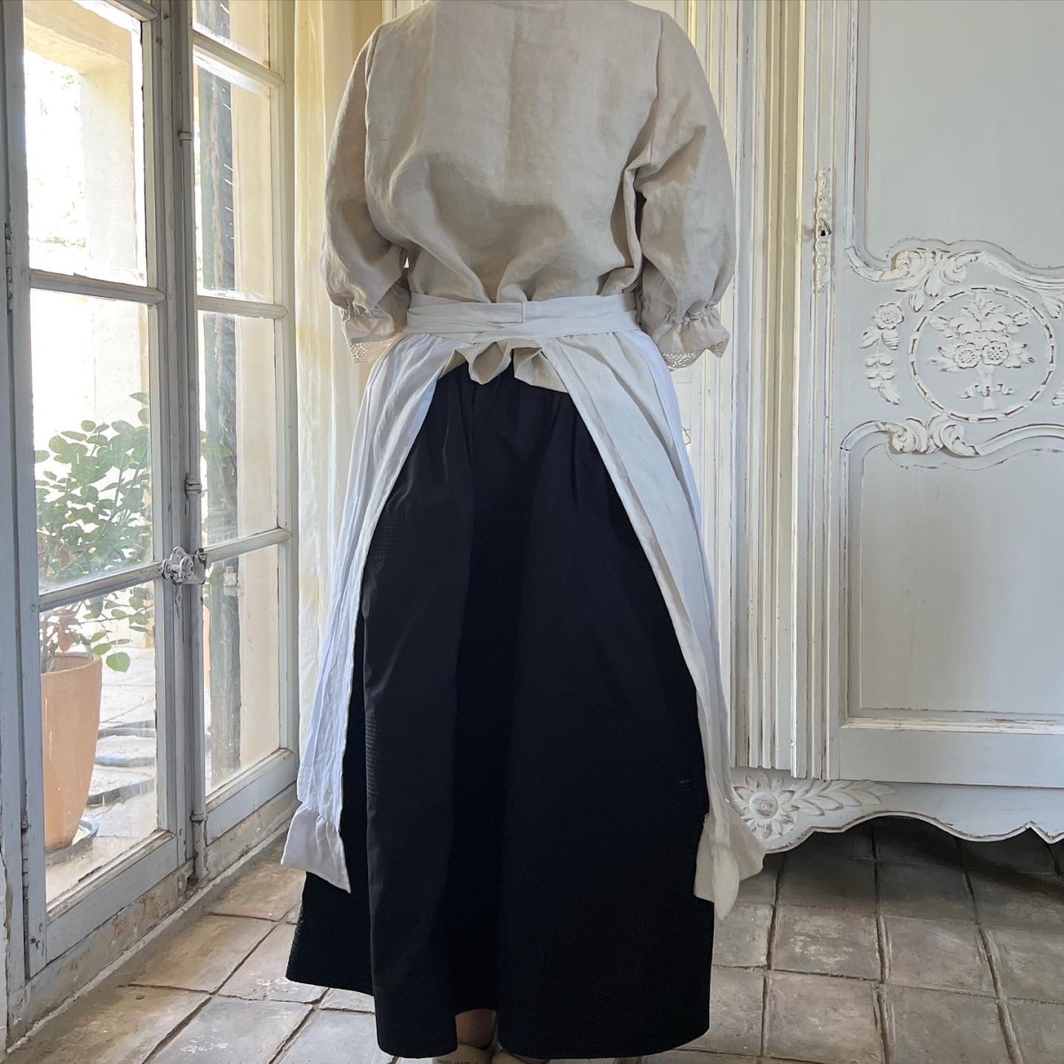 二重エプロン | フランスアンティークショップディフェランス