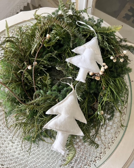 ホワイトツリーオーナメントセット | フランスアンティークショップ