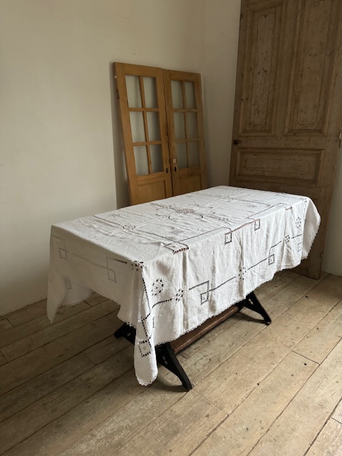 アンティークリネンマルチクロス | フランスアンティークショップ