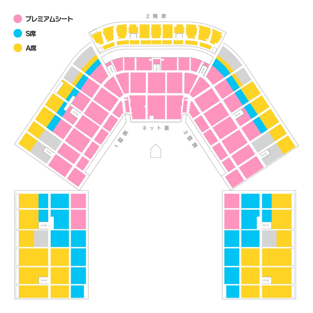 オールスターゲームⅣ、追加出演者&座席図面&プレミアムシート特典の