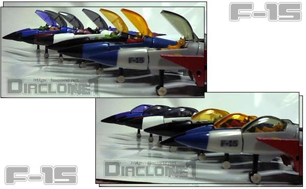 ジェット機ロボ大集合！